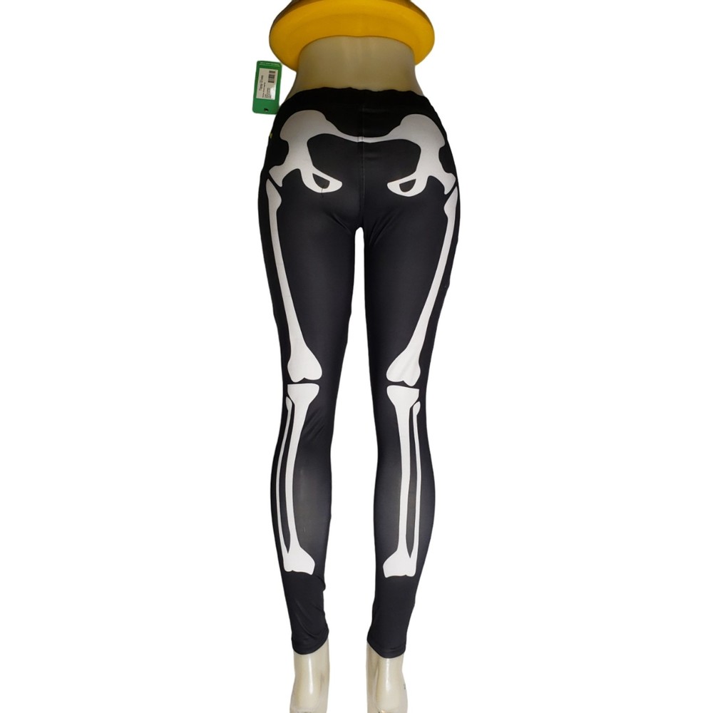 TIPSY ELVES Skeleton Bones Leggings Size Large NEW - Picture 7 of 8